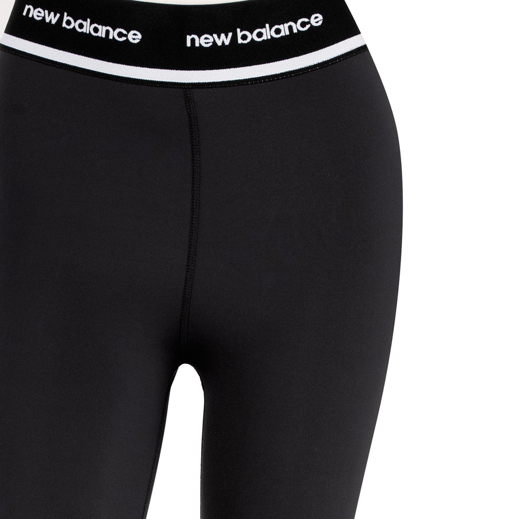 New Balance Legging WP41177B-BK F ESSENTIALS ACTIV Preto. Poliamida -6-